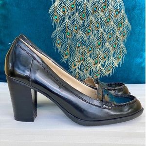 Bandolino Women's Abenzio Penny Loafer Heels Sz 5